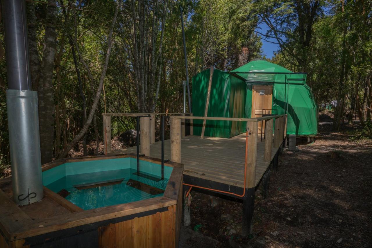 Cabanas Ensenada Bosque Nativo Exterior foto