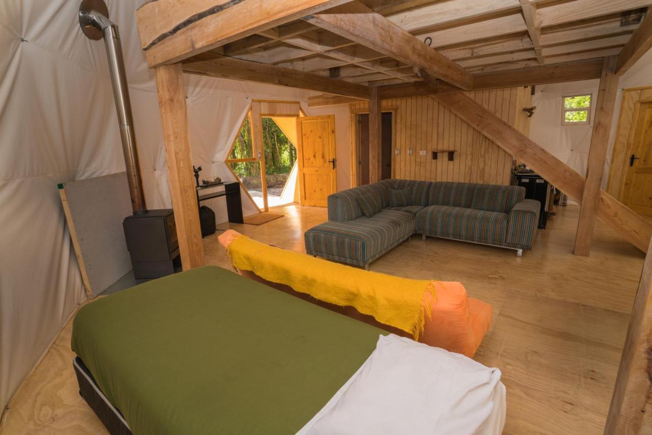 Cabanas Ensenada Bosque Nativo Exterior foto