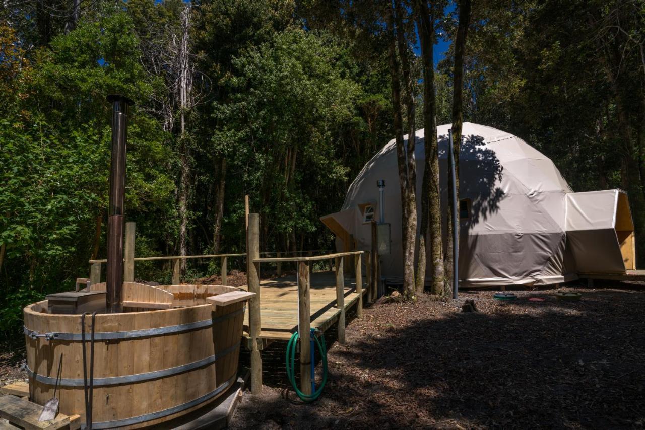Cabanas Ensenada Bosque Nativo Exterior foto