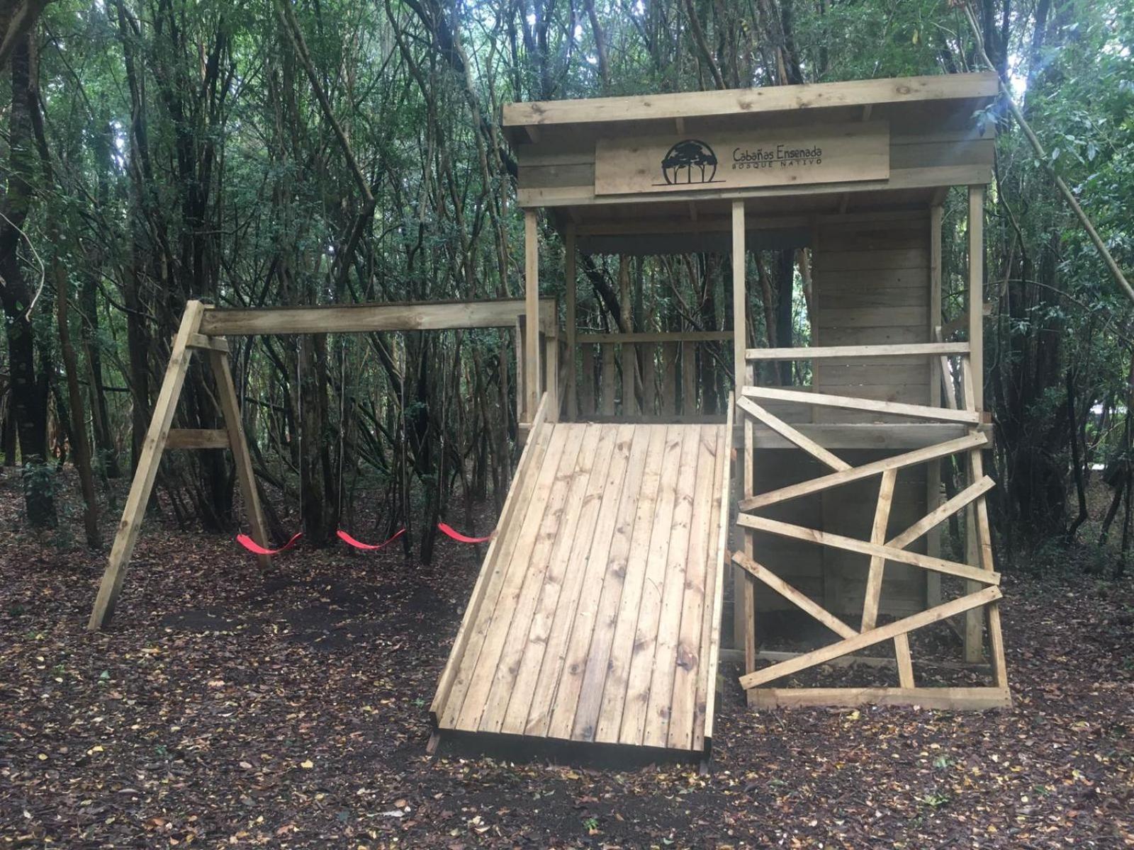 Cabanas Ensenada Bosque Nativo Exterior foto
